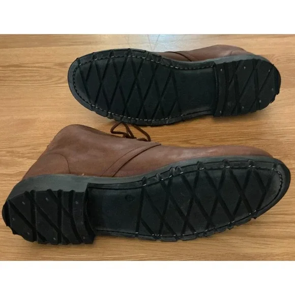 By The Mountain Handmade Portuguese Leather Chukka Boots Brown EU 44 US ~10